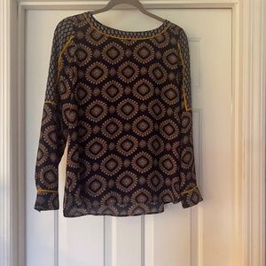 Loft Size XS Long Sleeved Blouse